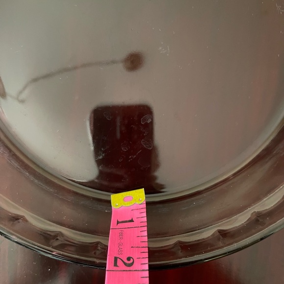 Pyrex Cranberry Scalloped 9.5” Pie Dish #229 - Picture 6 of 8